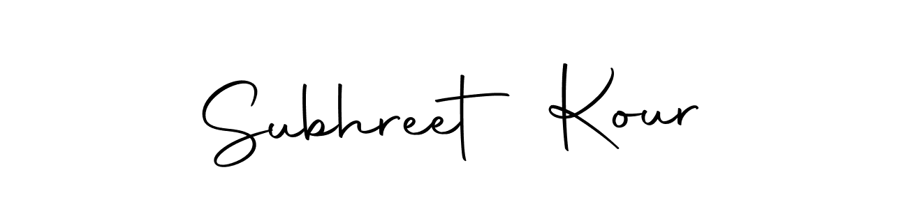 Autography-DOLnW is a professional signature style that is perfect for those who want to add a touch of class to their signature. It is also a great choice for those who want to make their signature more unique. Get Subhreet Kour name to fancy signature for free. Subhreet Kour signature style 10 images and pictures png