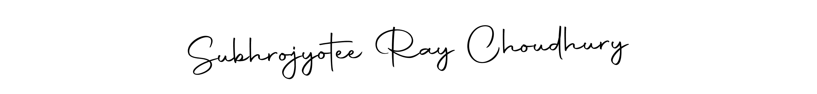 Make a beautiful signature design for name Subhrojyotee Ray Choudhury. Use this online signature maker to create a handwritten signature for free. Subhrojyotee Ray Choudhury signature style 10 images and pictures png