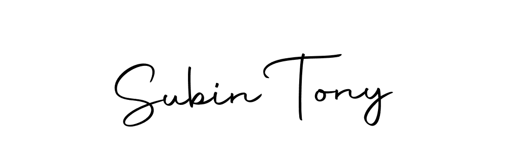 if you are searching for the best signature style for your name Subin Tony. so please give up your signature search. here we have designed multiple signature styles  using Autography-DOLnW. Subin Tony signature style 10 images and pictures png