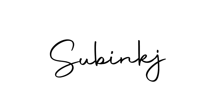 The best way (Autography-DOLnW) to make a short signature is to pick only two or three words in your name. The name Subinkj include a total of six letters. For converting this name. Subinkj signature style 10 images and pictures png