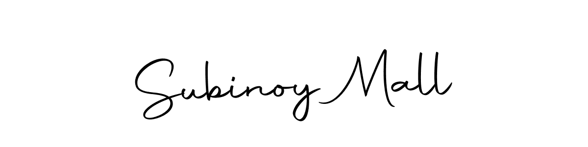 Create a beautiful signature design for name Subinoy Mall. With this signature (Autography-DOLnW) fonts, you can make a handwritten signature for free. Subinoy Mall signature style 10 images and pictures png