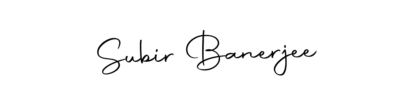 How to make Subir Banerjee signature? Autography-DOLnW is a professional autograph style. Create handwritten signature for Subir Banerjee name. Subir Banerjee signature style 10 images and pictures png