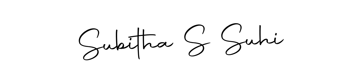 Also You can easily find your signature by using the search form. We will create Subitha S Suhi name handwritten signature images for you free of cost using Autography-DOLnW sign style. Subitha S Suhi signature style 10 images and pictures png