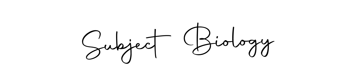 This is the best signature style for the Subject Biology name. Also you like these signature font (Autography-DOLnW). Mix name signature. Subject Biology signature style 10 images and pictures png