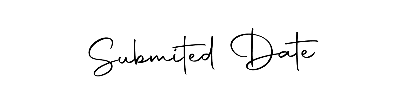 if you are searching for the best signature style for your name Submited Date. so please give up your signature search. here we have designed multiple signature styles  using Autography-DOLnW. Submited Date signature style 10 images and pictures png