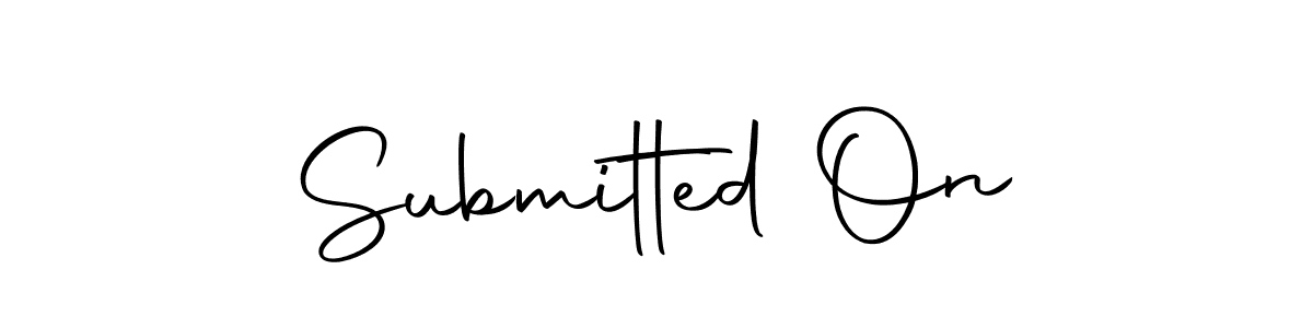 How to Draw Submitted On signature style? Autography-DOLnW is a latest design signature styles for name Submitted On. Submitted On signature style 10 images and pictures png