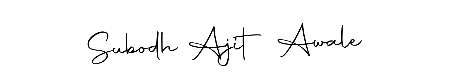 It looks lik you need a new signature style for name Subodh Ajit Awale. Design unique handwritten (Autography-DOLnW) signature with our free signature maker in just a few clicks. Subodh Ajit Awale signature style 10 images and pictures png