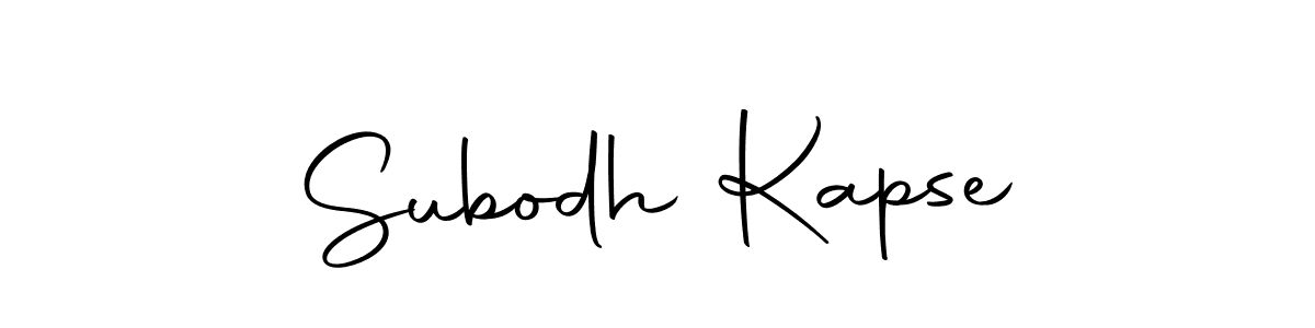Here are the top 10 professional signature styles for the name Subodh Kapse. These are the best autograph styles you can use for your name. Subodh Kapse signature style 10 images and pictures png