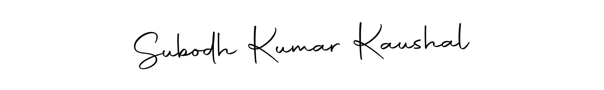 Design your own signature with our free online signature maker. With this signature software, you can create a handwritten (Autography-DOLnW) signature for name Subodh Kumar Kaushal. Subodh Kumar Kaushal signature style 10 images and pictures png