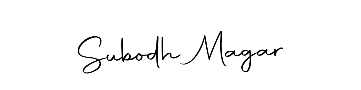 You should practise on your own different ways (Autography-DOLnW) to write your name (Subodh Magar) in signature. don't let someone else do it for you. Subodh Magar signature style 10 images and pictures png