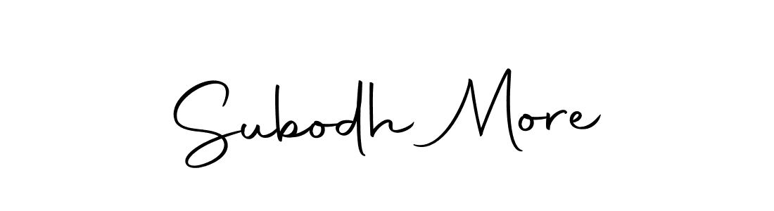 Use a signature maker to create a handwritten signature online. With this signature software, you can design (Autography-DOLnW) your own signature for name Subodh More. Subodh More signature style 10 images and pictures png