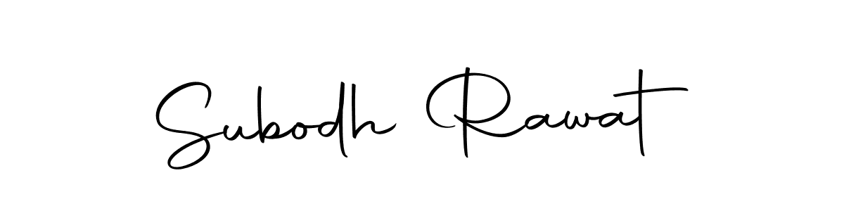 Design your own signature with our free online signature maker. With this signature software, you can create a handwritten (Autography-DOLnW) signature for name Subodh Rawat. Subodh Rawat signature style 10 images and pictures png