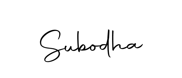 How to make Subodha name signature. Use Autography-DOLnW style for creating short signs online. This is the latest handwritten sign. Subodha signature style 10 images and pictures png