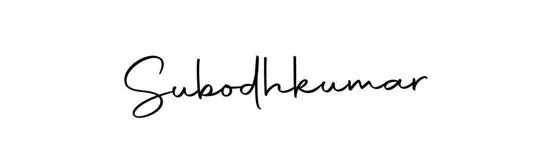 Make a short Subodhkumar signature style. Manage your documents anywhere anytime using Autography-DOLnW. Create and add eSignatures, submit forms, share and send files easily. Subodhkumar signature style 10 images and pictures png