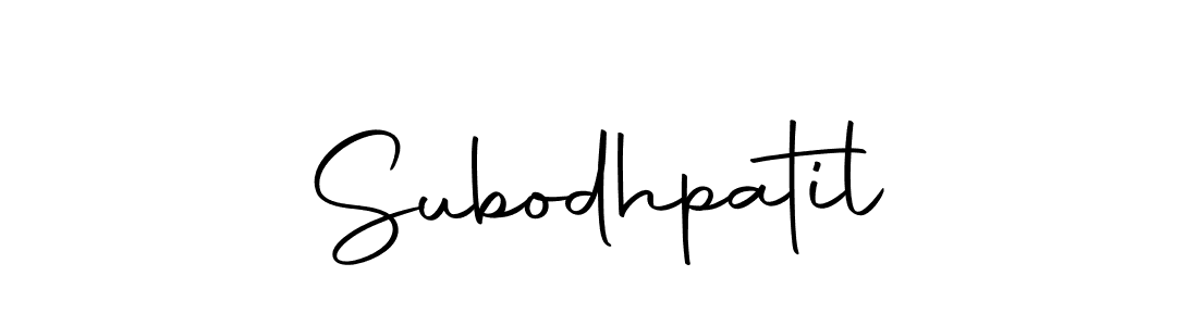 You should practise on your own different ways (Autography-DOLnW) to write your name (Subodhpatil) in signature. don't let someone else do it for you. Subodhpatil signature style 10 images and pictures png