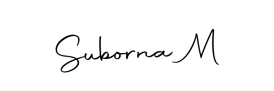 Here are the top 10 professional signature styles for the name Suborna M. These are the best autograph styles you can use for your name. Suborna M signature style 10 images and pictures png