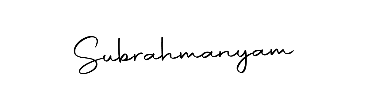 if you are searching for the best signature style for your name Subrahmanyam. so please give up your signature search. here we have designed multiple signature styles  using Autography-DOLnW. Subrahmanyam signature style 10 images and pictures png