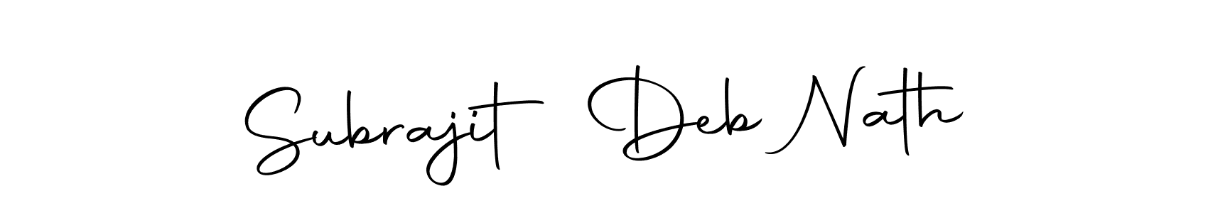 Also we have Subrajit Deb Nath name is the best signature style. Create professional handwritten signature collection using Autography-DOLnW autograph style. Subrajit Deb Nath signature style 10 images and pictures png