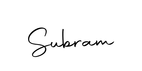 It looks lik you need a new signature style for name Subram. Design unique handwritten (Autography-DOLnW) signature with our free signature maker in just a few clicks. Subram signature style 10 images and pictures png