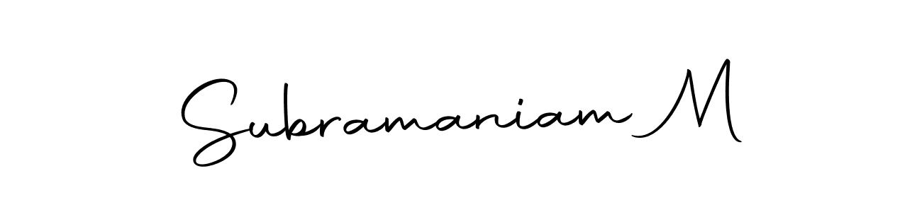 How to Draw Subramaniam M signature style? Autography-DOLnW is a latest design signature styles for name Subramaniam M. Subramaniam M signature style 10 images and pictures png