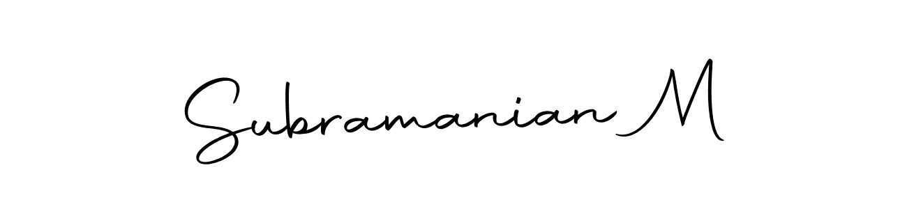 How to Draw Subramanian M signature style? Autography-DOLnW is a latest design signature styles for name Subramanian M. Subramanian M signature style 10 images and pictures png
