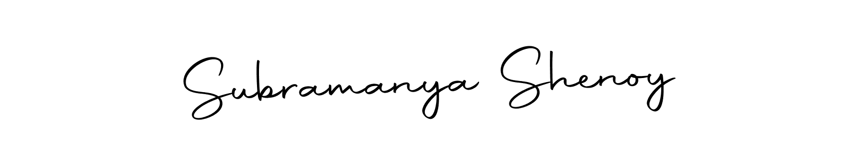 Use a signature maker to create a handwritten signature online. With this signature software, you can design (Autography-DOLnW) your own signature for name Subramanya Shenoy. Subramanya Shenoy signature style 10 images and pictures png