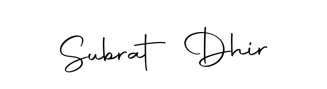 You can use this online signature creator to create a handwritten signature for the name Subrat Dhir. This is the best online autograph maker. Subrat Dhir signature style 10 images and pictures png