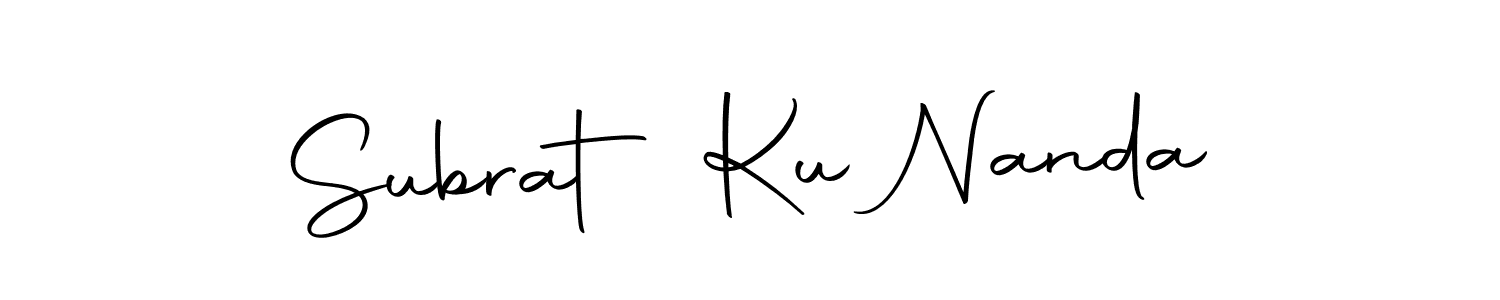 Here are the top 10 professional signature styles for the name Subrat Ku Nanda. These are the best autograph styles you can use for your name. Subrat Ku Nanda signature style 10 images and pictures png