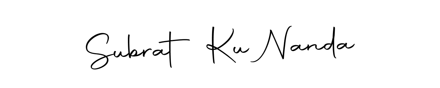 Make a beautiful signature design for name Subrat Ku Nanda. With this signature (Autography-DOLnW) style, you can create a handwritten signature for free. Subrat Ku Nanda signature style 10 images and pictures png