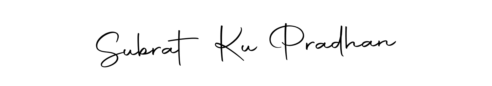 Also we have Subrat Ku Pradhan name is the best signature style. Create professional handwritten signature collection using Autography-DOLnW autograph style. Subrat Ku Pradhan signature style 10 images and pictures png