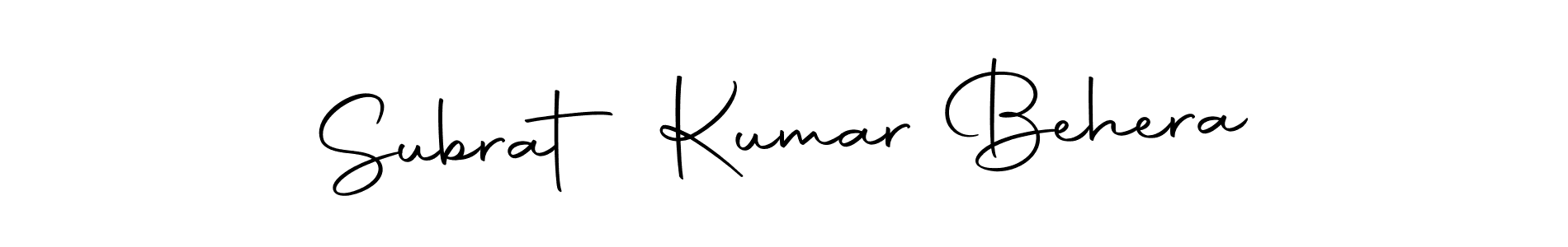 Design your own signature with our free online signature maker. With this signature software, you can create a handwritten (Autography-DOLnW) signature for name Subrat Kumar Behera. Subrat Kumar Behera signature style 10 images and pictures png