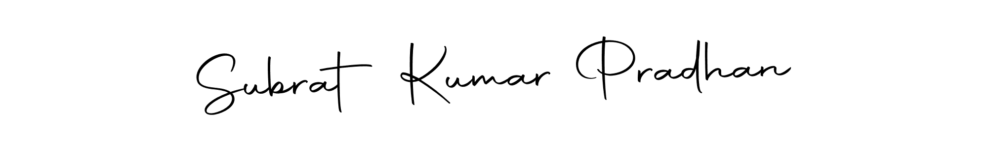 Make a beautiful signature design for name Subrat Kumar Pradhan. Use this online signature maker to create a handwritten signature for free. Subrat Kumar Pradhan signature style 10 images and pictures png