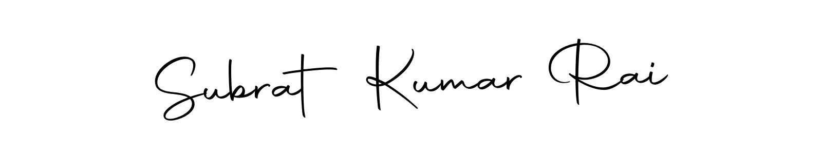 Here are the top 10 professional signature styles for the name Subrat Kumar Rai. These are the best autograph styles you can use for your name. Subrat Kumar Rai signature style 10 images and pictures png