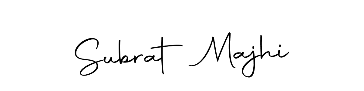 Create a beautiful signature design for name Subrat Majhi. With this signature (Autography-DOLnW) fonts, you can make a handwritten signature for free. Subrat Majhi signature style 10 images and pictures png