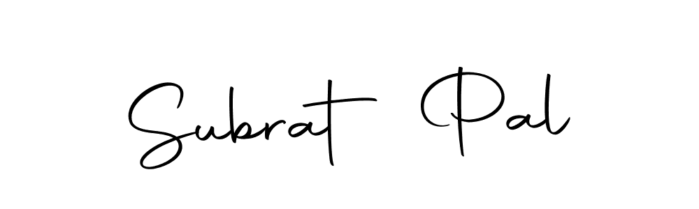 How to make Subrat Pal name signature. Use Autography-DOLnW style for creating short signs online. This is the latest handwritten sign. Subrat Pal signature style 10 images and pictures png