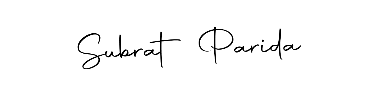 Subrat Parida stylish signature style. Best Handwritten Sign (Autography-DOLnW) for my name. Handwritten Signature Collection Ideas for my name Subrat Parida. Subrat Parida signature style 10 images and pictures png