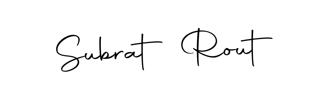 The best way (Autography-DOLnW) to make a short signature is to pick only two or three words in your name. The name Subrat Rout include a total of six letters. For converting this name. Subrat Rout signature style 10 images and pictures png