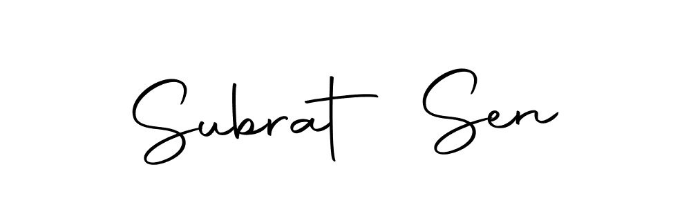 if you are searching for the best signature style for your name Subrat Sen. so please give up your signature search. here we have designed multiple signature styles  using Autography-DOLnW. Subrat Sen signature style 10 images and pictures png