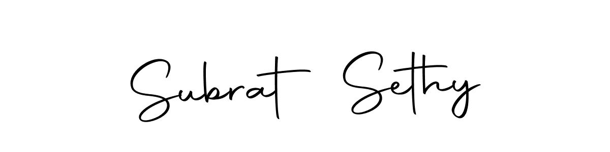 Make a beautiful signature design for name Subrat Sethy. With this signature (Autography-DOLnW) style, you can create a handwritten signature for free. Subrat Sethy signature style 10 images and pictures png