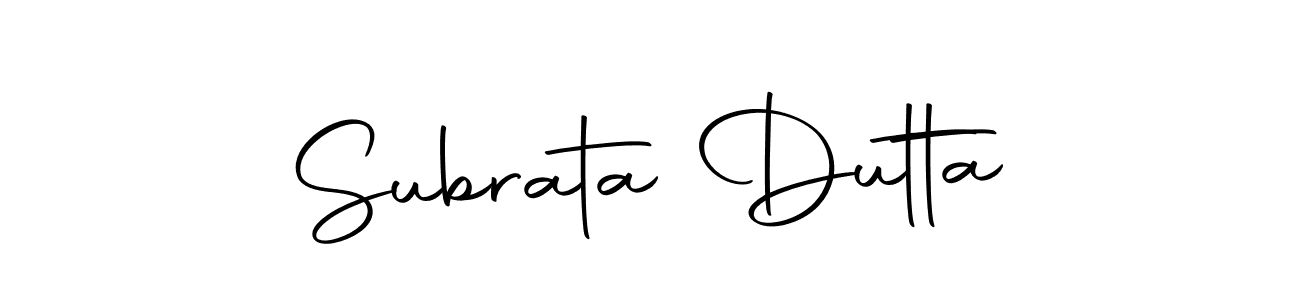 Create a beautiful signature design for name Subrata Dutta. With this signature (Autography-DOLnW) fonts, you can make a handwritten signature for free. Subrata Dutta signature style 10 images and pictures png