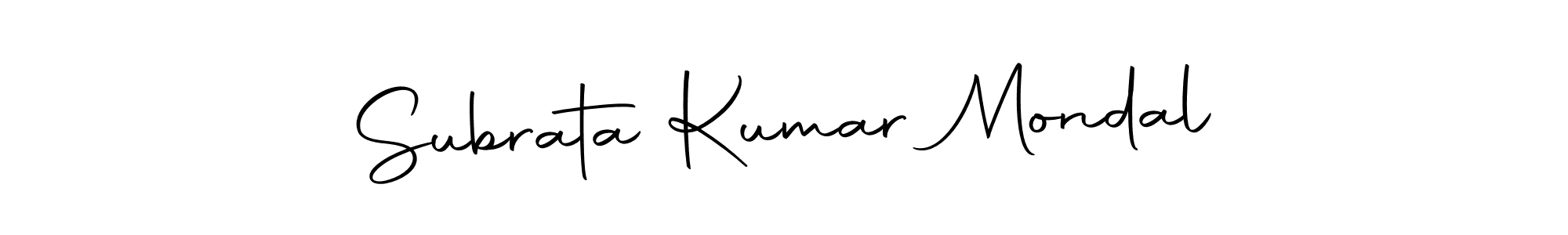 Make a beautiful signature design for name Subrata Kumar Mondal. With this signature (Autography-DOLnW) style, you can create a handwritten signature for free. Subrata Kumar Mondal signature style 10 images and pictures png