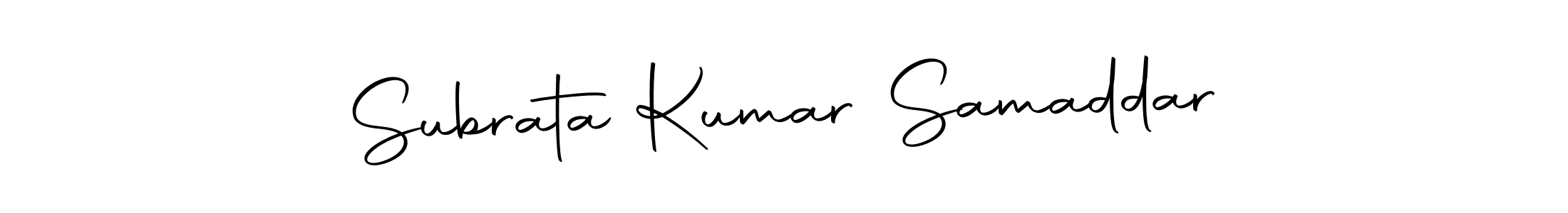 Similarly Autography-DOLnW is the best handwritten signature design. Signature creator online .You can use it as an online autograph creator for name Subrata Kumar Samaddar. Subrata Kumar Samaddar signature style 10 images and pictures png
