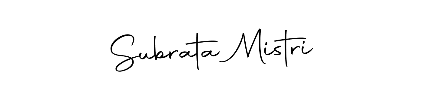 Use a signature maker to create a handwritten signature online. With this signature software, you can design (Autography-DOLnW) your own signature for name Subrata Mistri. Subrata Mistri signature style 10 images and pictures png