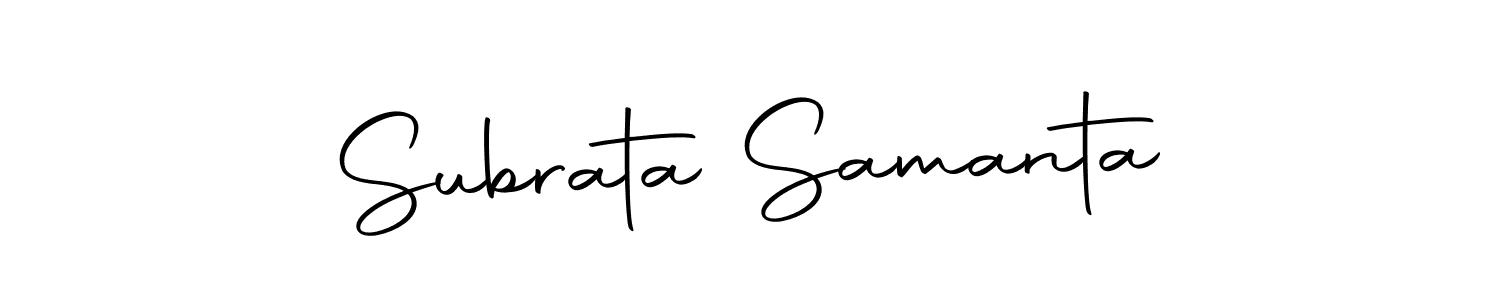 How to make Subrata Samanta signature? Autography-DOLnW is a professional autograph style. Create handwritten signature for Subrata Samanta name. Subrata Samanta signature style 10 images and pictures png