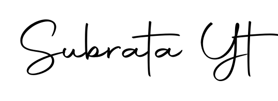Quickly download Subrata Yt name signature in high-resolution PNG using Autography-DOLnW style. Ready to insert into PDFs and online applications. Subrata Yt signature style 10 images and pictures png