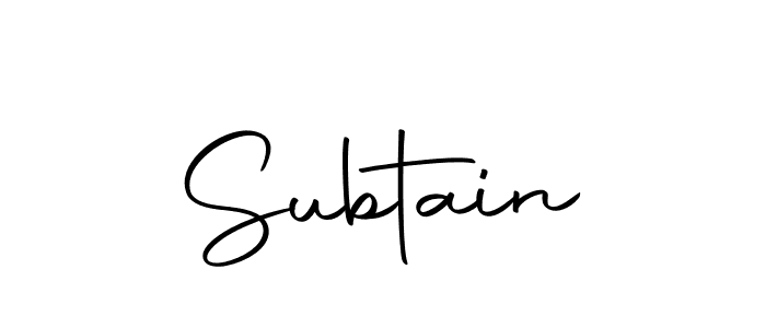 How to make Subtain signature? Autography-DOLnW is a professional autograph style. Create handwritten signature for Subtain name. Subtain signature style 10 images and pictures png