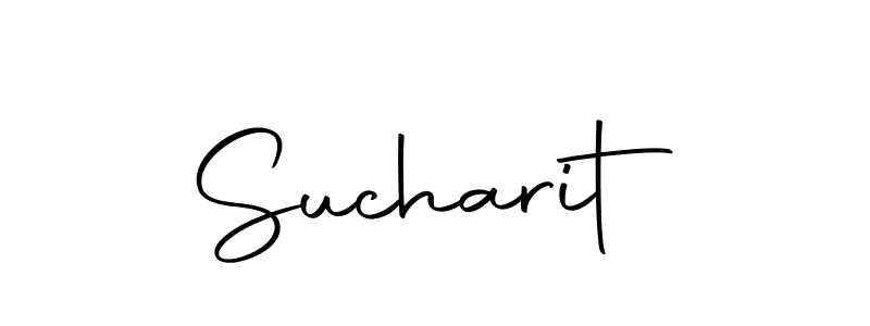 You should practise on your own different ways (Autography-DOLnW) to write your name (Sucharit) in signature. don't let someone else do it for you. Sucharit signature style 10 images and pictures png