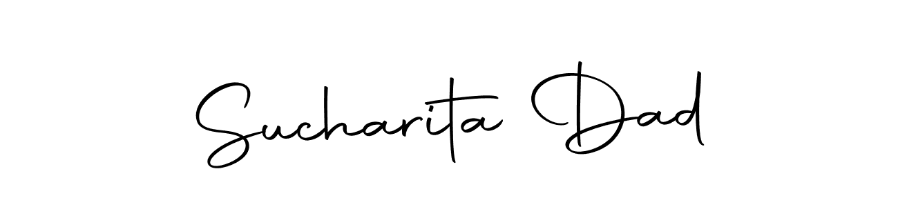 if you are searching for the best signature style for your name Sucharita Dad. so please give up your signature search. here we have designed multiple signature styles  using Autography-DOLnW. Sucharita Dad signature style 10 images and pictures png