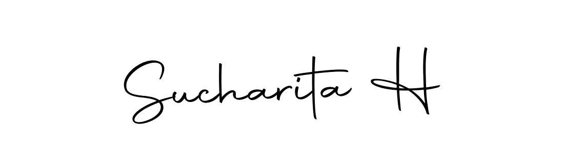 Sucharita H stylish signature style. Best Handwritten Sign (Autography-DOLnW) for my name. Handwritten Signature Collection Ideas for my name Sucharita H. Sucharita H signature style 10 images and pictures png