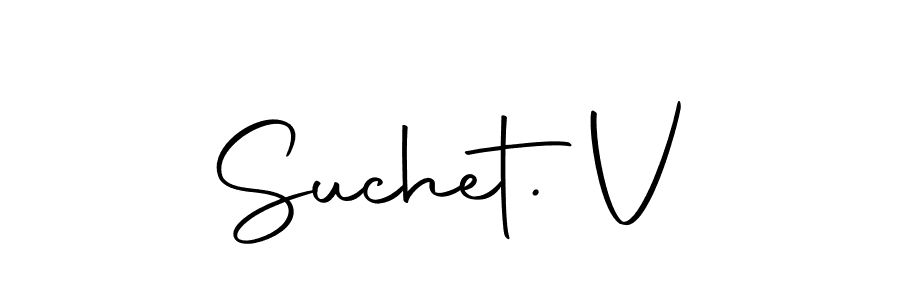 How to make Suchet. V signature? Autography-DOLnW is a professional autograph style. Create handwritten signature for Suchet. V name. Suchet. V signature style 10 images and pictures png